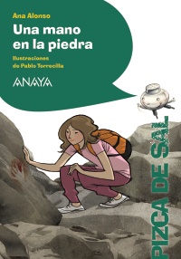 Una mano en la piedra